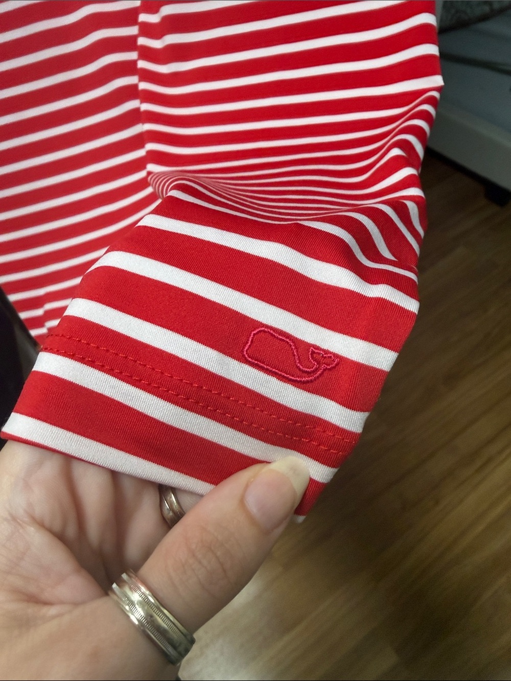Vineyard Vines Red and White Striped Dress - Picture 3 of 5